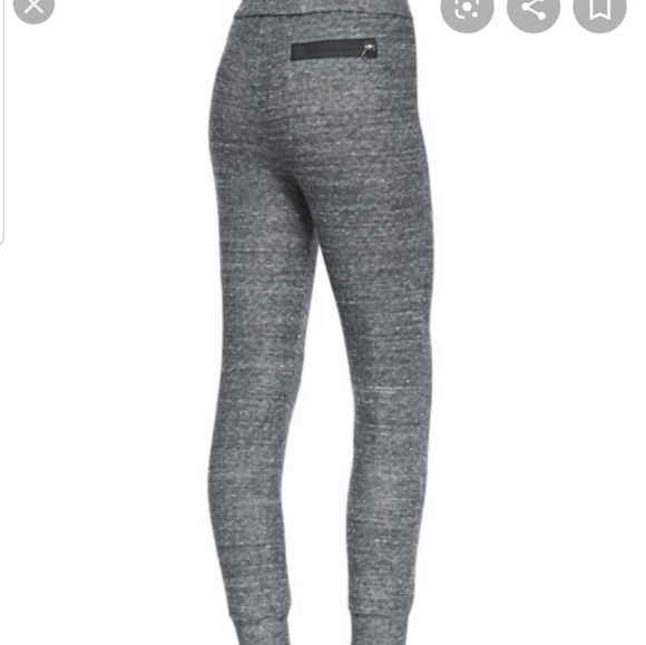 J Brand Jeans Bourke Gracity Fleece Gray Grey Sweatpants Leggings Workout Pants - Picture 3 of 5